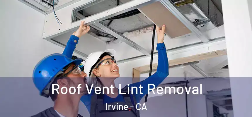 Roof Vent Lint Removal Irvine - CA